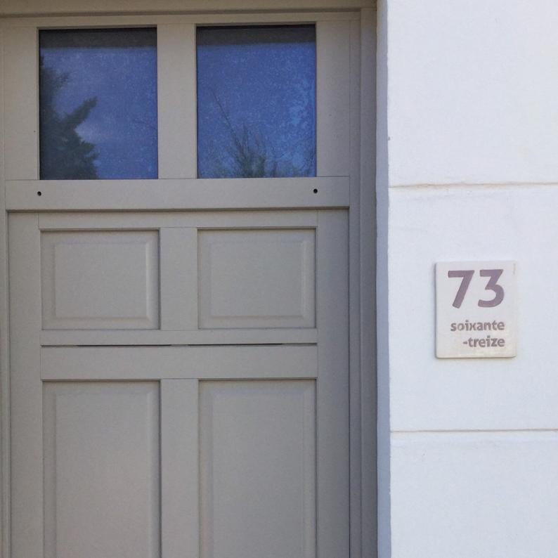 Image of le NUMÉRO de MAISON