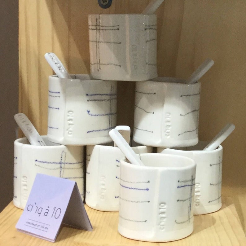Image of la TASSE à CAFÉ à CARREAUX