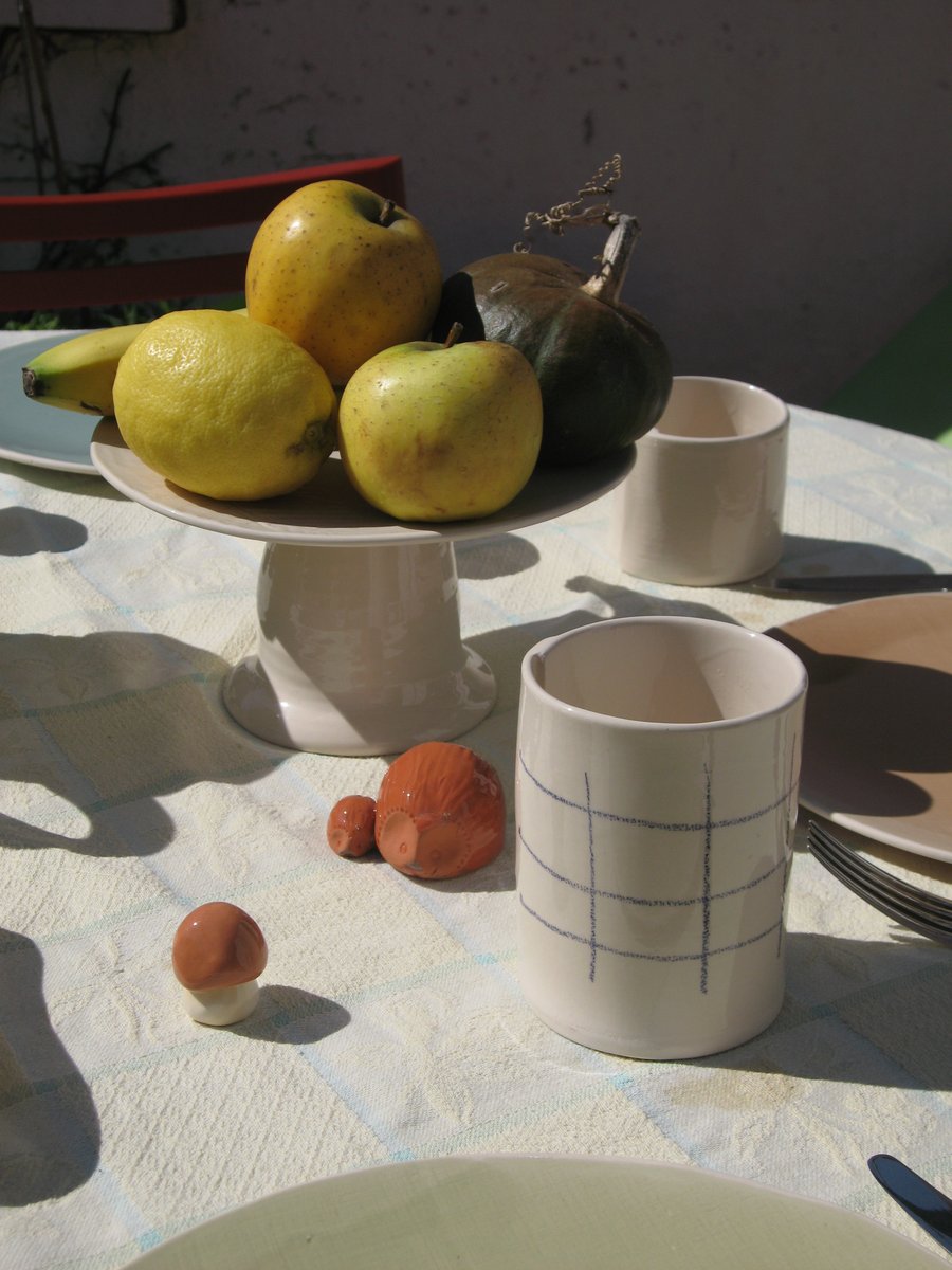 Image of la TRÈS GRANDE TASSE à carreaux