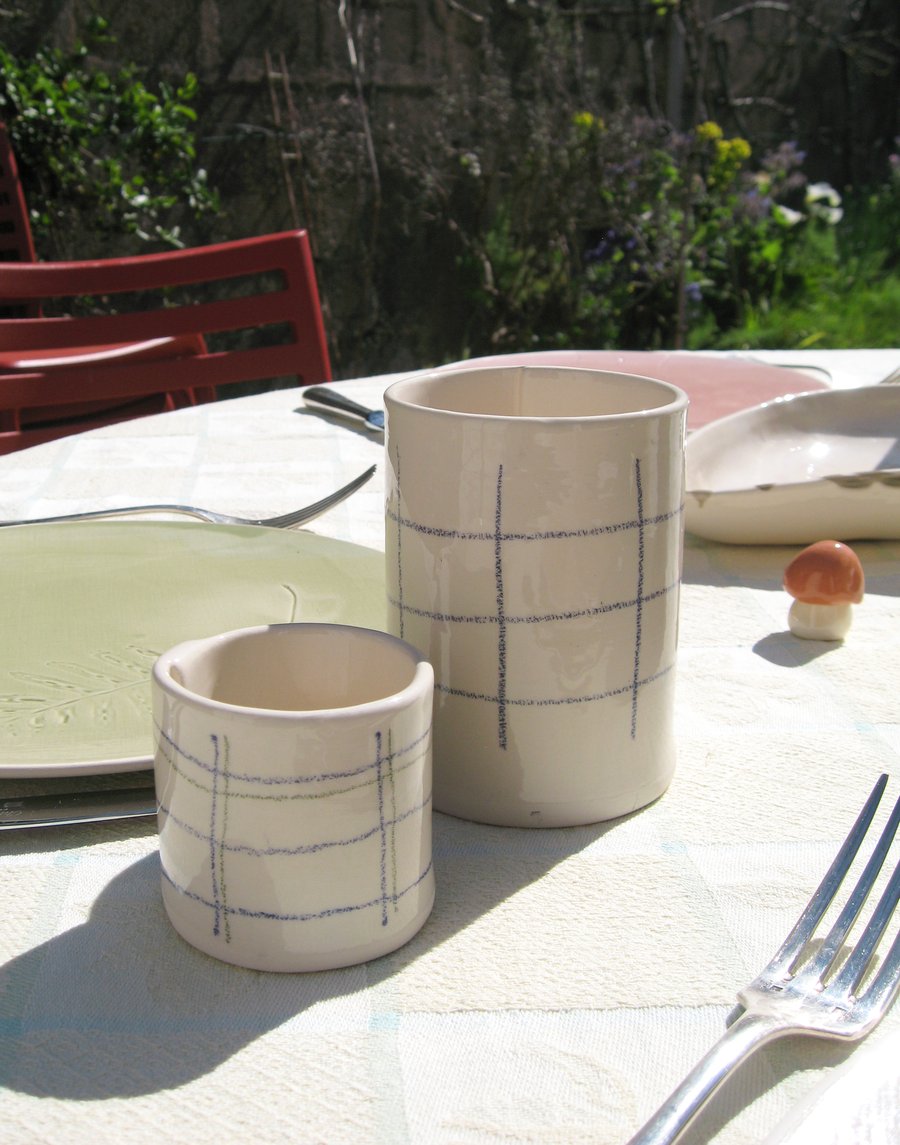 Image of la TASSE à CAFÉ à CARREAUX